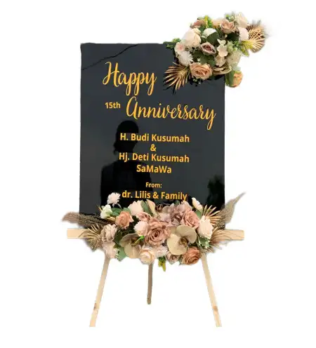 Papan Bunga Akrilik Bausasran